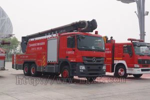 25m Water Tower Triple Phase Jet Flow Fire Truck